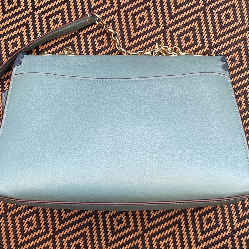 COACH CA238 Lane Shoulder Bag With Whipstitch In Marine Multi blue - Picture 8 of 16